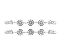 iplusmile 2 piezas Clips para Cárdigan Retro de Aleación Metálica de Broches Vintage para Suéter Pinzas Decorativas Duraderas y Estilosas para Prendas