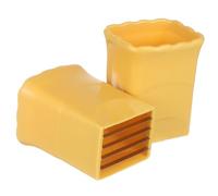 iplusmile 2 Piezas Cortador de Frutas de Mano Acero Inoxidable con Funda Protectora para Cocina Práctico y Seguro para Verduras y Frutas