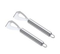 iplusmile 2 piezas Cortadores de Queso y Mantequilla de Acero Inoxidable Resistentes y Fáciles de Limpiar con Diseño Ergonómico para Colgar para Cortar y Untar Queso y Mantequilla