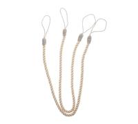 iplusmile 2 Piezas Cuerda para Atar Cortinas De Estilo Simple Correa De Corteza Natural Sujetador Decorativo para Cortinas Dormitorio