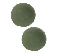 iplusmile 2 Piezas de Bola de Espuma Floral Redonda Verde 15 Cm para Arreglos de Flores Artificiales y Reales, Bloque de Espuma Húmeda y Seca para Bodas, Manualidades y Decoración