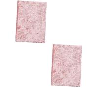 iplusmile 2 Piezas de Libro de Mano Funda Decorativa Ornamental Protección Funcional para Libros Color Rosa con Diseño de Estrellas y Luna