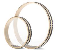 iplusmile 2 piezas de Oceánico Transparente Cuentas Instrumento Musical de Percusión para Sanación Sonora y Recreación Familiar