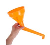 iplusmile 2 piezas Embudo Abs Resistente para y Aceite Motor Unidades Práctico y Seguro para Repostaje de Keroseno y Líquidos Automotrices Grande Color Naranja