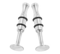 iplusmile 2 piezas Entrenador de Fuerza Bucal Metalizado para Trompeta Trombón Trompa y Clarinete de Portátil para Entrenamiento de Músculos Labiales Saxofón y Otros Instrumentos de Viento