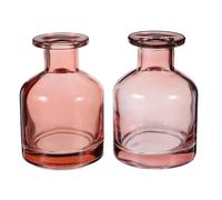 iplusmile 2 Piezas Frasco Difusor de Aceites Esenciales de Cristal Redondo de 150 Ml para Aromaterapia en Dormitorios, Accesorio Elegante y Fácil de Mantener