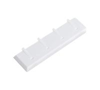 iplusmile 2 piezas Ganchos Adhesivos de Plástico Plegables para Pared de Soporte para Toallas y Ropa Organizador y Cocina Blanco
