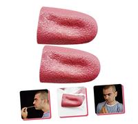 iplusmile 2 Piezas Lenguas Falsas Realistas Flexibles Decoración Bromas Fiesta Halloween Prop para Disfraz