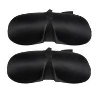 iplusmile 2 piezas Máscara de Ojos Sin Presión para Dormir de Unidades Diseño Ergonómico para Movimiento Color Negro para Reparador y