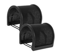 iplusmile 2 Piezas Metal Mesh Pop Filter U-shaped Condenser Mic Shield Dual-layer Noise Reduction For Recording Streaming Microphone Cover