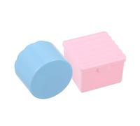 iplusmile 2 Piezas Nail Brush Holder With Lid Plastic Layered Nail Art Pen Cup For Manicure Tool Organization And Brush Cleaning Design