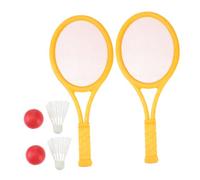 iplusmile 2 Piezas Raquetas Tenis y Bádminton para Set Exterior con Raqueta Grande Tenis Volantines Abs y Resistente para Aprendizaje Aire Color Aleatorio Color Aleatorio