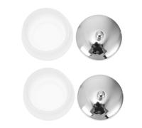 iplusmile 2 piezas Recipientes de Cristal Mate para Esmalte Acrílico con Tapa Cuencos de Vidrio para Arte de Uñas y Manicura Almacenamiento Seguro y Reutilizable para Líquidos y Polvos