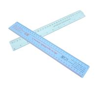 iplusmile 2 piezas Regla de y Arcilla Flexible Medidor de Contracción para Modelado y Escultura de Barro Herramienta Multifuncional para Manualidades y Artesanía