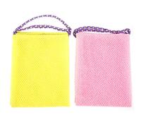 iplusmile 2 piezas Toalla Exfoliante para Ducha con Cuerda Limpiador Corporal para Espalda Reutilizable Resistente y Suave para Eliminar Células Muertas y Prevenir Obstrucción de para Baño