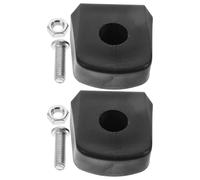 iplusmile 2 Piezas Topes de Seguridad en Puntera Patines de Goma Quad Línea para y Negra Estabilidad y Mejora para Profesionales y Principiantes