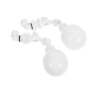 iplusmile 2 Piezas Válvula de Flotador Automática Blanca con Conexión Rápida para Control Agua Kit para Dispensadores y Tanques Sistema Anti-desbordamiento
