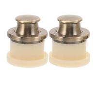 iplusmile 2 Pomos Metálicos para Armarios Resorte Empotrado Tiradores Redondos Ocultos para Puertas y Cajones Manijas Empotradas Estilo Japonés para Muebles de Cocina y Habitaciones