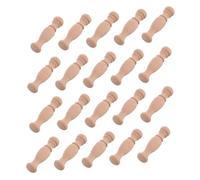 iplusmile 20 Piezas Capital Romana Husillos De Madera Husillos para El Hogar Balaustres para Interior De Escalera Palos para Manualidades Soporte De Pilar Romano Pilar Romano Beige De Madera