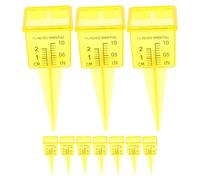 iplusmile 20 Piezas Medidor de Lluvia para Exteriores Pluviómetro con Boca Ancha Herramienta de Medición Agua para Jardín Césped y Patio Compatible con Aspersores Fácil Lectura y Uso