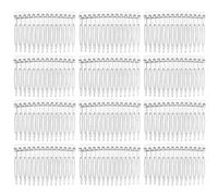 iplusmile 20 piezas Peines Transparentes de Plástico para Boda de Accesorios de Cabello Nupciales para Mujer y Niña para Velo y Peinados Elegantes