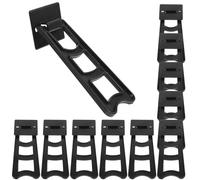 iplusmile 20 Piezas Soporte para Marco de Fotos Pequeño Negro, Caballete Plástico Resistente Respaldo Giratorio para Exhibir y Organizar Fotos, Expositor Práctico para Escritorio