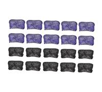 iplusmile 20 piezas Sujetador Desechable para Mujeres Ropa Interior No Tejida Ligera y Plegable sin Tirantes para Masaje Spa y Salones de Belleza Pack Unidades Azul y Negro para Viaje y Uso