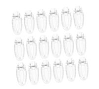 iplusmile 20 Pinzas Pelo para Niñas Pequeñas, Mini Clips Transparentes de Plástico Diseño de Garra Ovalada, Agarre Seguro y Cómodo para Fiestas y Uso Diario Color Aleatorio