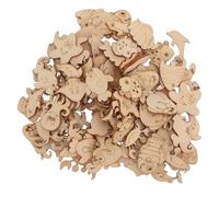 iplusmile 200 Piezas de Rodajas de Madera para Manualidades con Forma de Animales del Océano, Artesanía en Madera Lista para Personalizar y Escribir, Adecuado para Estilo Varios estilos