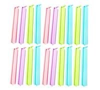 iplusmile 24 piezas Clips de Sellado de Comida Juego Pinzas para Bolsas de Snacks Prácticos y Reutilizables para Hogar para Mantener Frescos Alimentos y Aperitivos