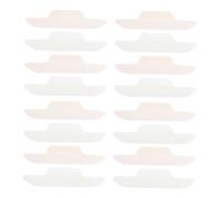 iplusmile 24piezas Pegatinas Cuello de Sudor Almohadillas Adhesivas Cuello Forro de Sudor para Sombreros Unidades Reutilizable para Camisas y Sombreros Anti-sudor