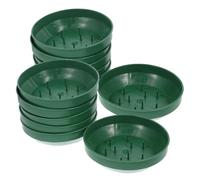 iplusmile 25 Piezas Bandejas Redondas de Plástico para Arreglo Floral Base Reutilizable para Flores y Artificiales Soporte Seguro para Centros de Mesa Bodas y Fiestas Festivas