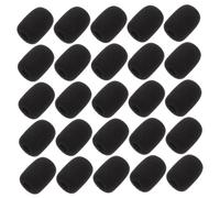 iplusmile 25 piezas Cubiertas de Micrófono Clip de Paquete de Protector Antiviento y Antiruido para Micrófonos Instalación y Adaptabilidad Compatible con Diversos Modelos