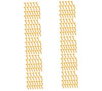 iplusmile 250 Piezas Herramienta De Película De Coche Desguace De Coches Tinte Para Coche Herramientas Para Teñir Ventanillas De Automóviles Raspador Aparatos De Limpieza Kit De Coche Yellow