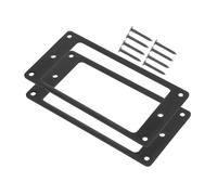 iplusmile 2Juegos Conjunto de Anillos de Montaje Metal para Guitarra Eléctrica Marcos de Protección Planos con Tornillos Instalación y Compatibilidad