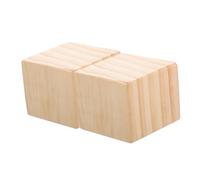 iplusmile 2piezas Almohadillas Elevadoras para Pies De Madera Resistentes Elevadores De Sofá Antideslizantes Bloques Elevadores para Muebles De Cama para Patas De Cama Uso Dormitorio o Sala