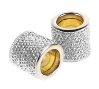 iplusmile 2piezas Anillo Decorativo De Rhinestone Para Reposacabezas De Auto Collares De Asiento Accesorios De Estilo Moderno Para Interiores De Vehículos
