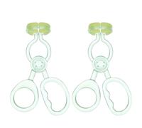 iplusmile 2piezas Ayuda para Lentes de Contacto Pinzas Invisibles para Insertar y Retirar Lentes Aplicador Portátil para Mayor Comodidad Diaria Uso