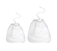 iplusmile 2Piezas Bolsa de Filtro de Café y de Unidades Colador para Leche de y Café Resistente y de Limpiar para Uso Diario