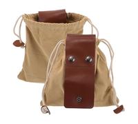 iplusmile 2piezas Bolsa De Lona para Recoger Frutas Conchas Setas Al Aire Bolsa De Almacenamiento Portátil para Jardín Recolección De Setas Equipo para Búsqueda De Rocas