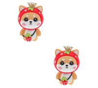 iplusmile 2piezas Clip Aromatizador De Aire Para Coche Diseño De Perro Cartoon Decoración De Ventilación Para Oficina y Hogar Alivio Del Estrés y Fatiga Viajes