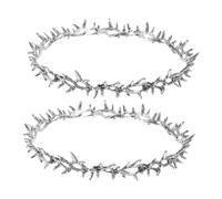 iplusmile 2piezas Diademas Estilo Barroco Tocado Para Bodas Joyería Nupcial Para Novias y Niñas Adorno De Cumpleaños Para Dama