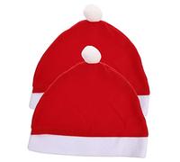 iplusmile 2piezas Funda Para Reposacabezas Gorro De Papá Noel Decoración Navideña Para Coche Roja Para Decoración Interior De Coche Temporada De Navidad