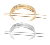 iplusmile 2piezas Horquilla Retro de Pinzas Cabello Creativas Accesorios Elegantes para Mujer Unidades Estilo Vintage Material Metálico