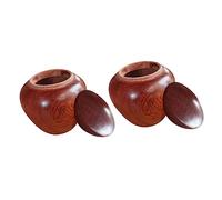 iplusmile 2piezas Mini Tarro Hermético De Madera para Cremación Urnas Pequeñas para Cenizas Humanas Mascotas Urnas De Recuerdo para Guardarlo Casa