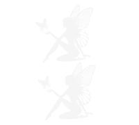 iplusmile 2piezas Pegatinas para Coches Decorativas De Hadas y Mariposas Calcomanías Personalizadas para Exteriores De Coches y Camionetas Estilo De Fantasía