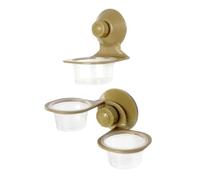 iplusmile 2piezas Tazón De Comida Ventosa para y Mascotas Comedero De Reptiles Cuenco De Alimentación para Tortugas y Geckos Antiescape Seguro para Terrario o Acuario