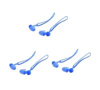 iplusmile 3 Pares Para Los Bajo Accesorios De Natacion Silicio Edad Banda Soga Cortado Nadadores Nadar Adulto Sello Impermeable Enchufe De Oído Agua Blue