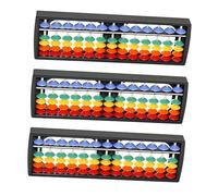 iplusmile 3 Piezas Abaco de Plástico para Dígitos Herramienta para Aprendizaje Matemático Abaco Aritmético para Desarrollo Cognitivo y Ejercicios de Cálculo