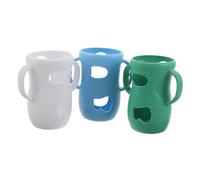 iplusmile 3 Piezas Calentador De Biberones Fundas De Silicona Para Biberones Con Asas Protectores Aplicables Para Viajes y Uso Diario Con Bebés Pequeños